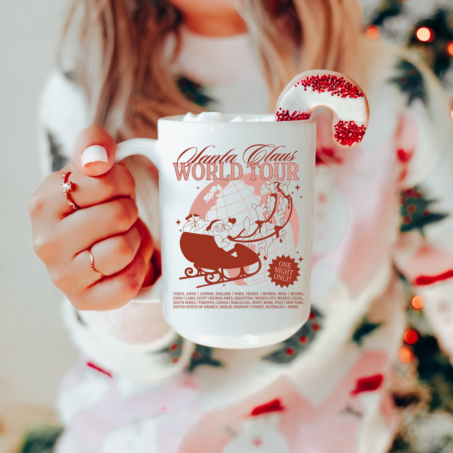 Santa Claus World Tour Ceramic 15oz Mug