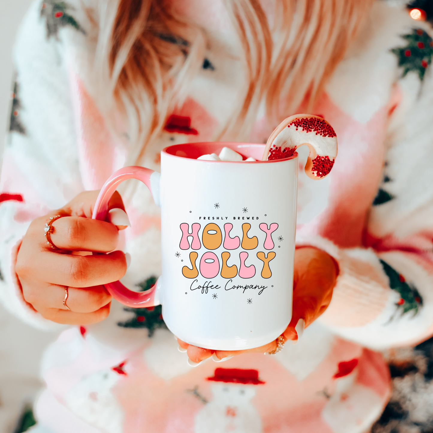 Holly Jolly Coffee Company Ceramic 15oz Mug