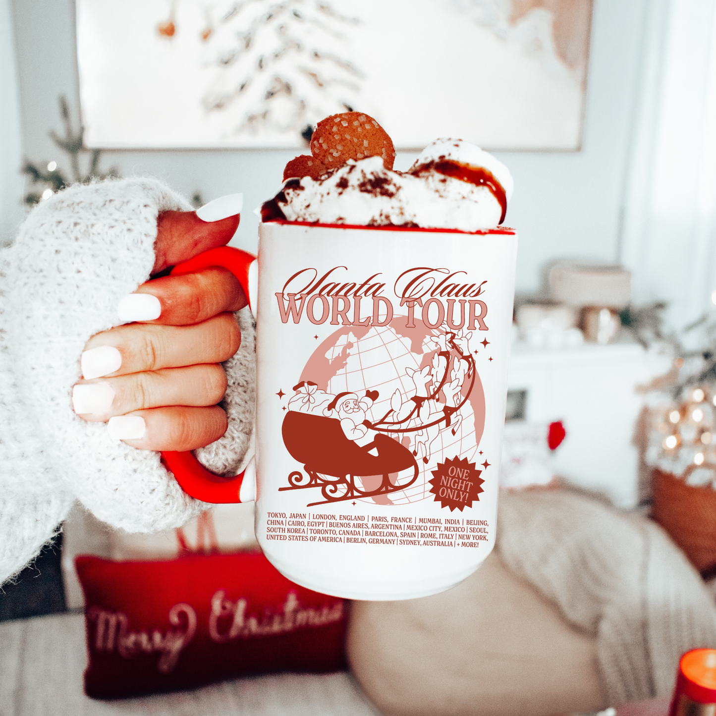Santa Claus World Tour Ceramic 15oz Mug