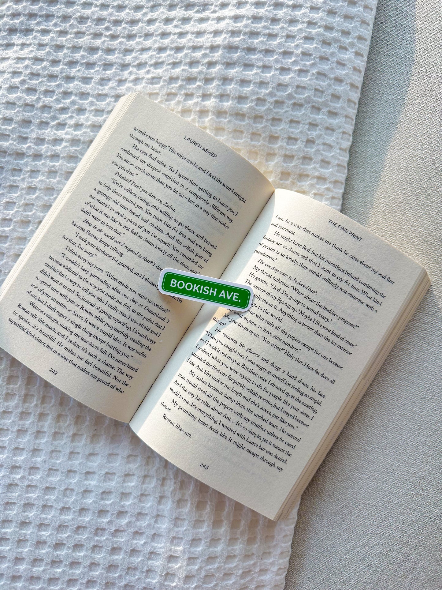 Bookish Ave Vinyl Sticker