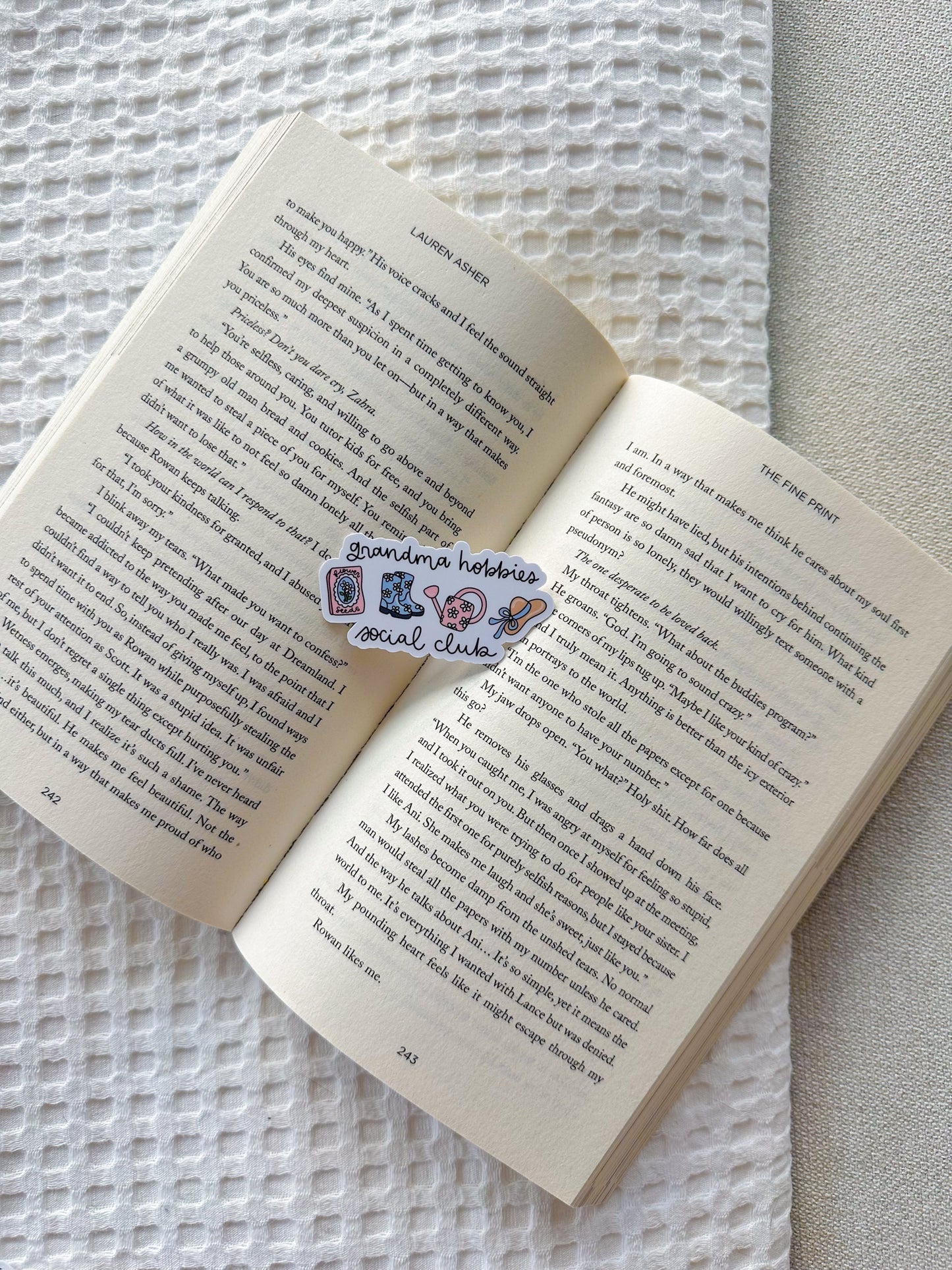 Grandma Hobbies Vinyl Sticker