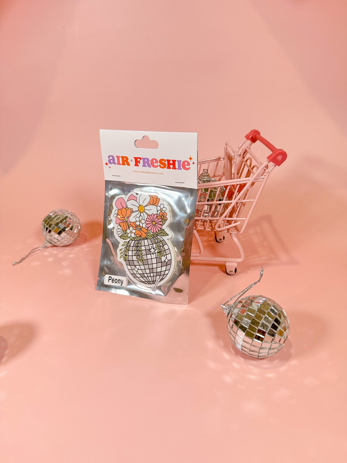Disco Planter Air Freshener (Peony Scent)