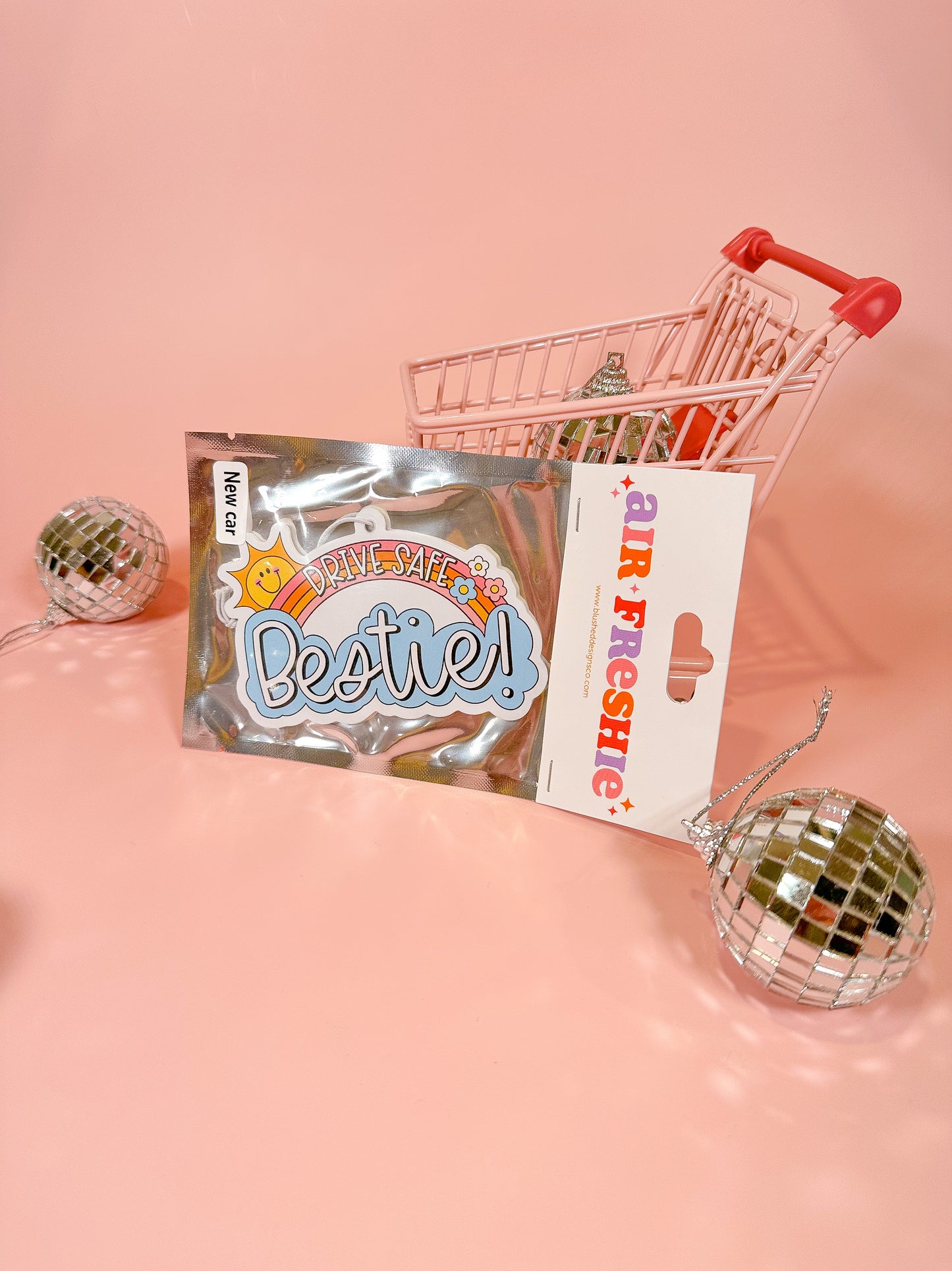 Drive Safe Bestie Air Freshener (New Car Scent)
