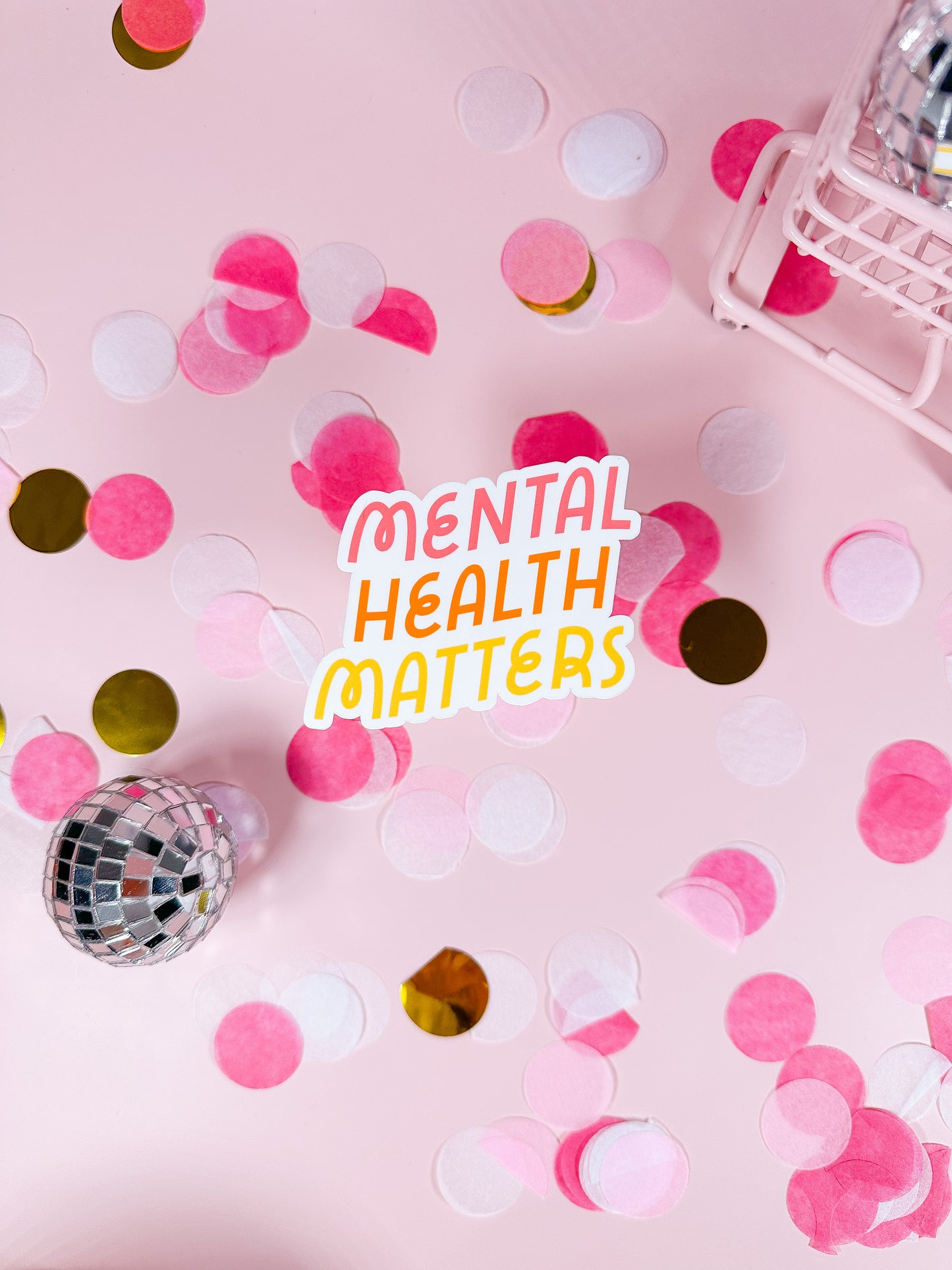 Mental Health Matters Vinyl Sticker