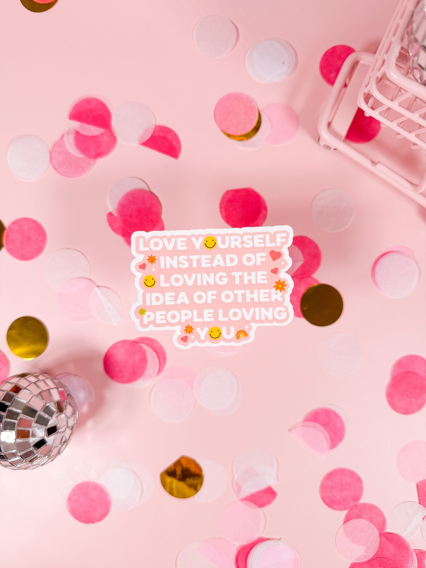 Love Yourself Vinyl Sticker