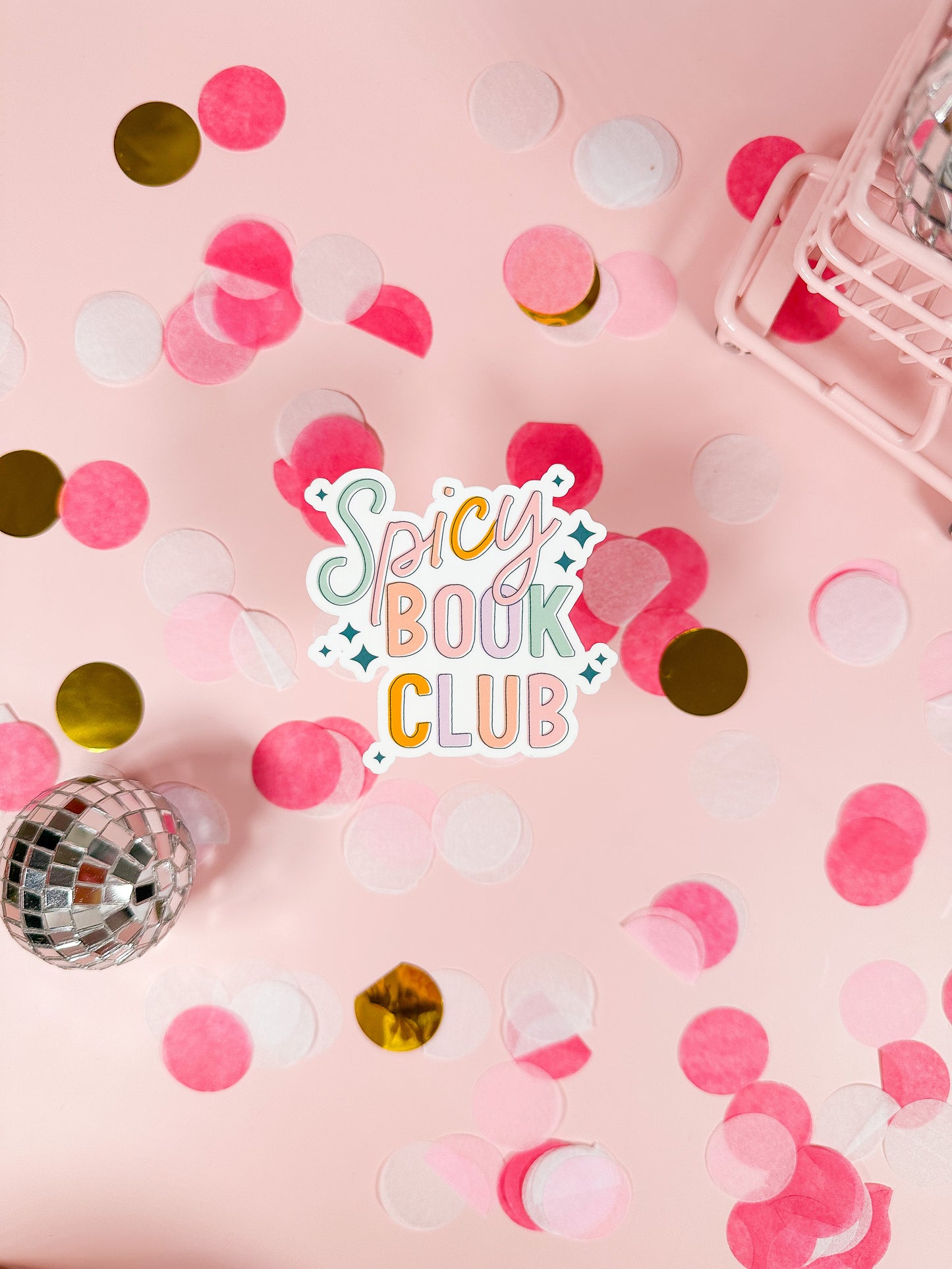 Spicy Book Club Vinyl Sticker