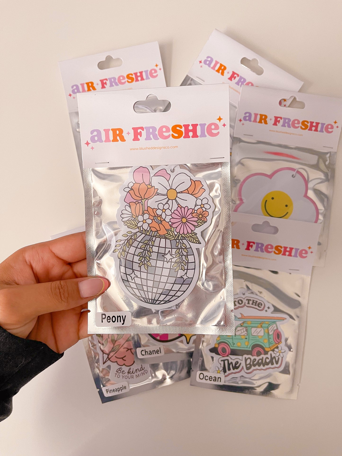 Disco Planter Air Freshener (Peony Scent)