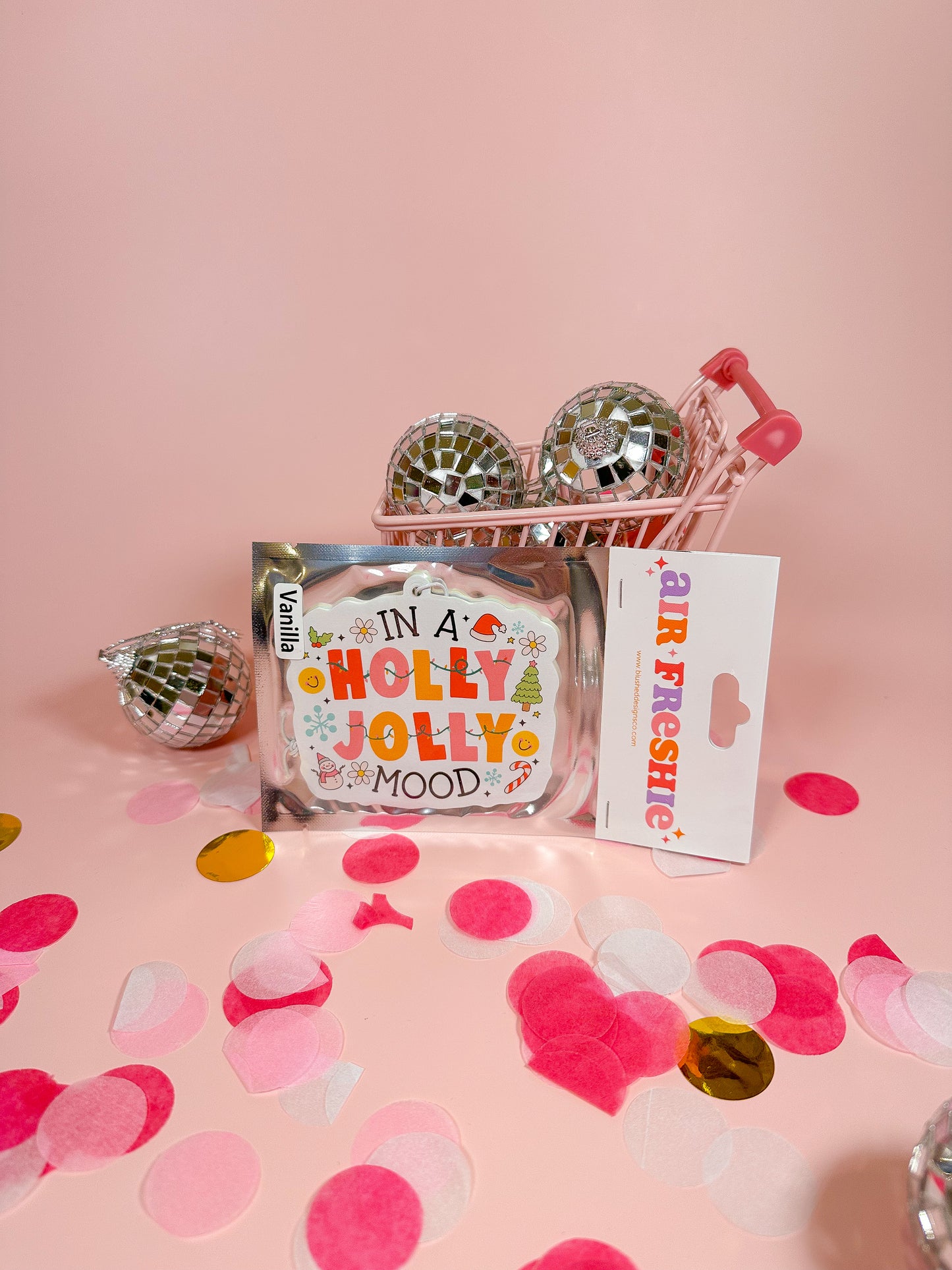In A Holly Jolly Mood Air Freshener (Vanilla Scent)