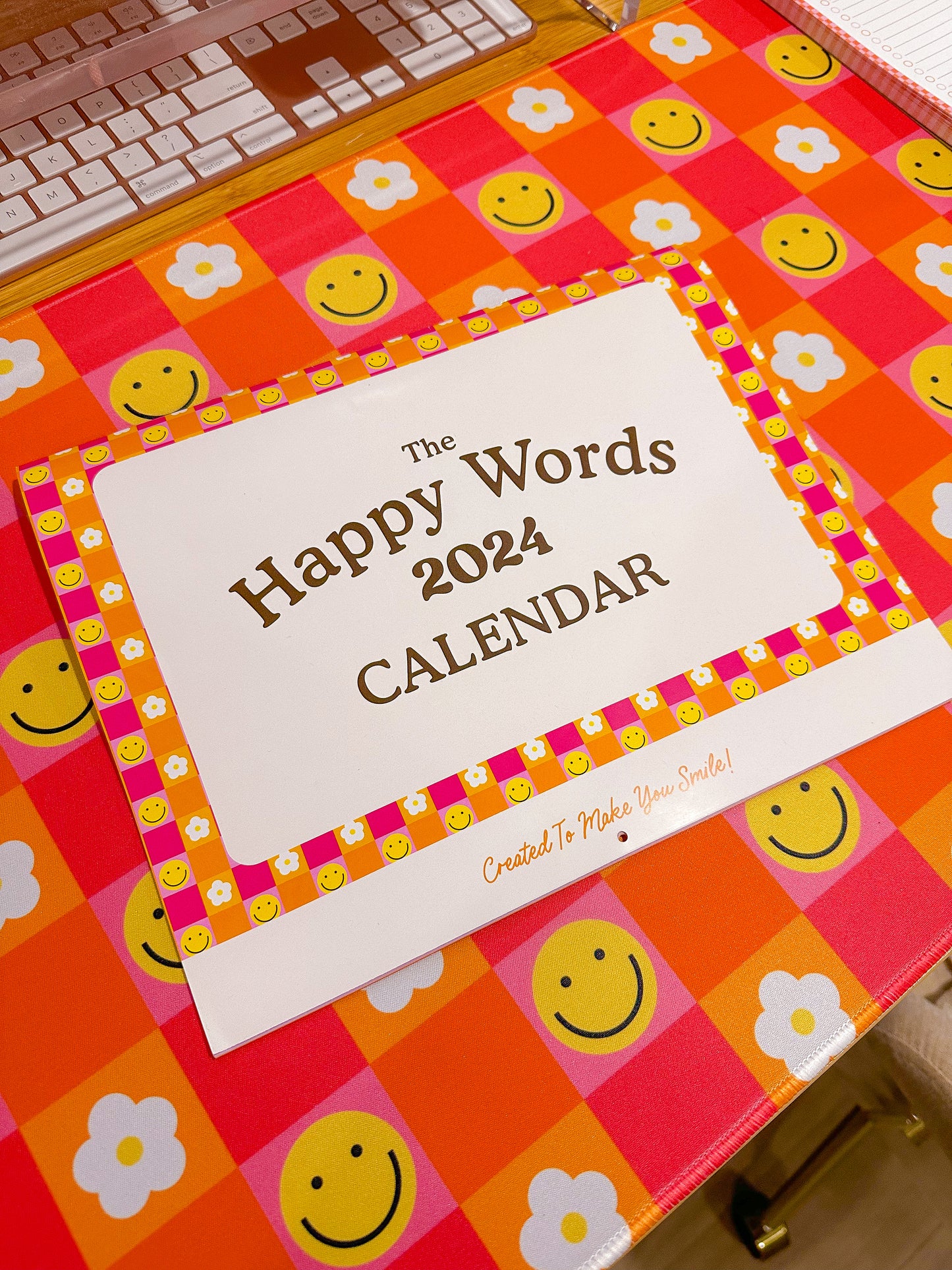 The 2024 Happy Words Wall Calendar