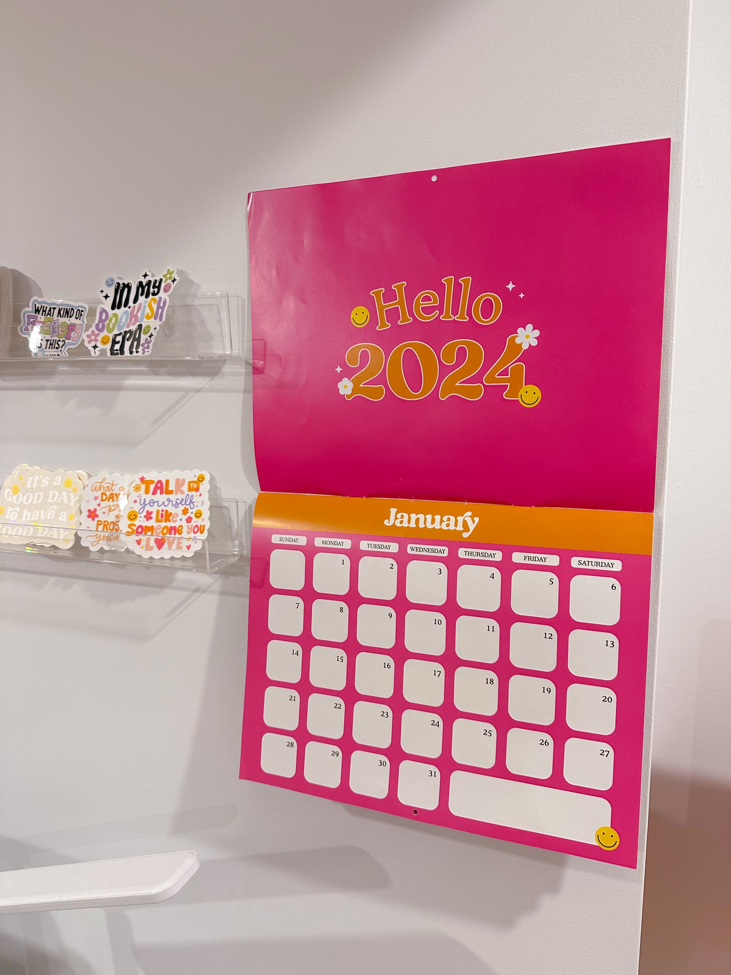 The 2024 Happy Words Wall Calendar