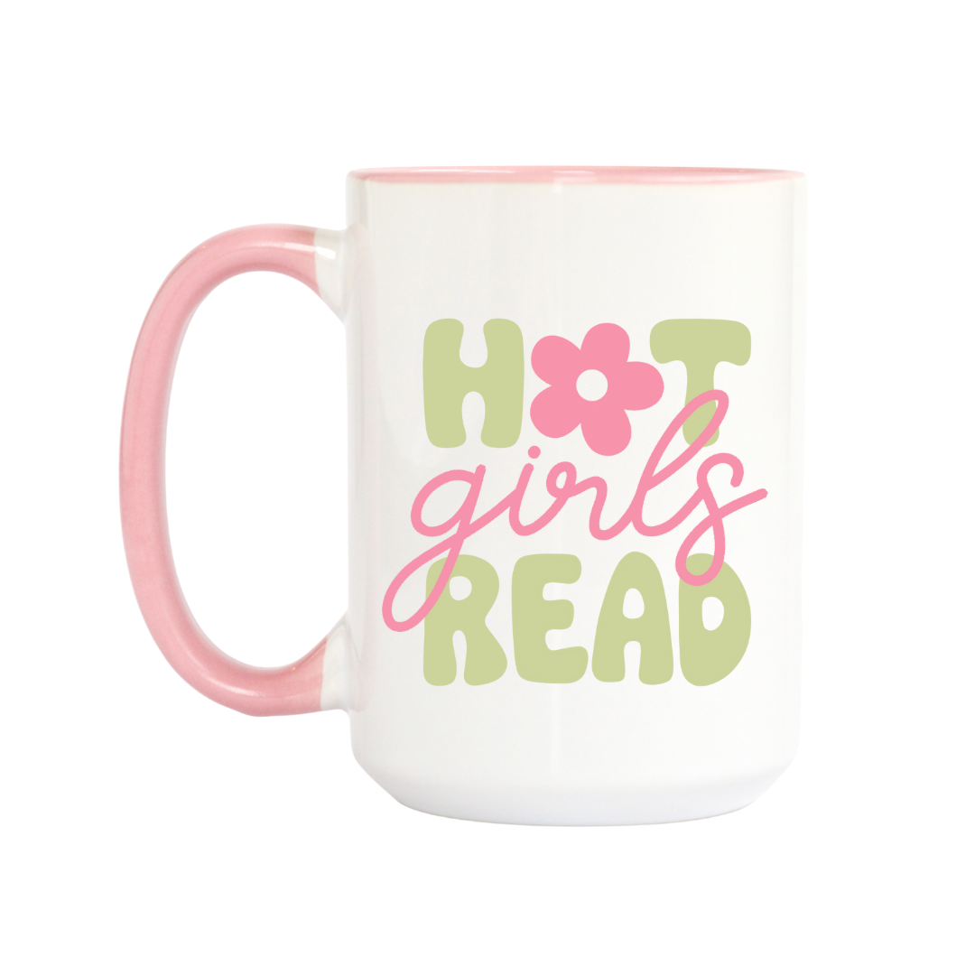 Hot Girls Read Ceramic 15oz Mug