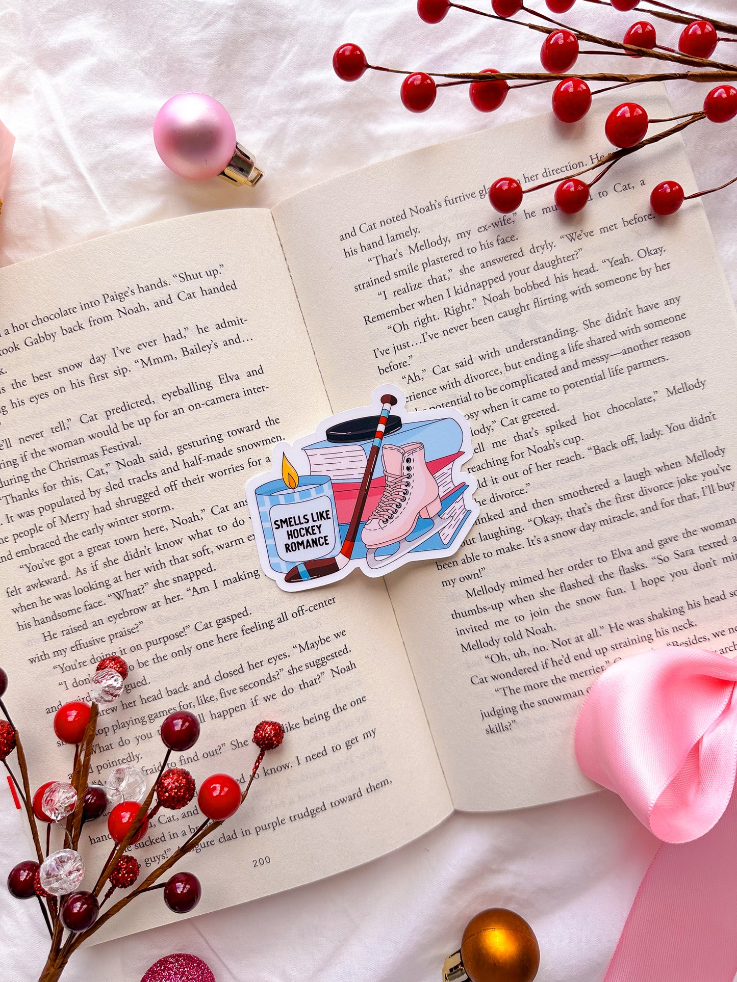 Hockey Romance Vinyl Sticker