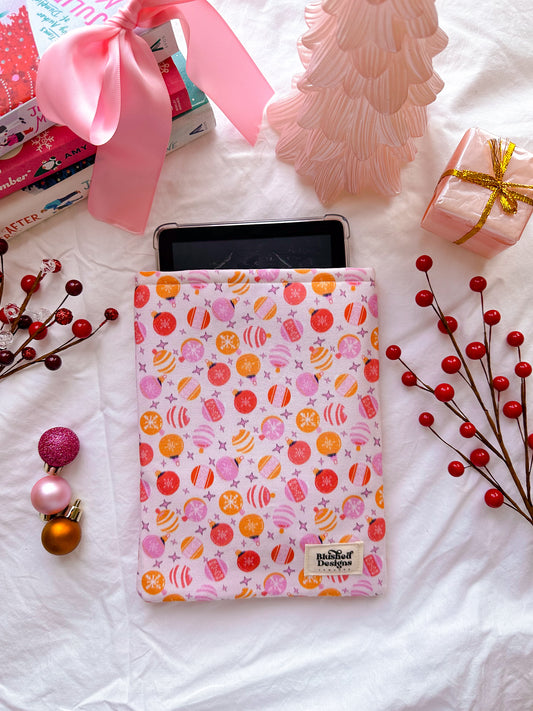 Pink Ornaments Kindle Sleeve