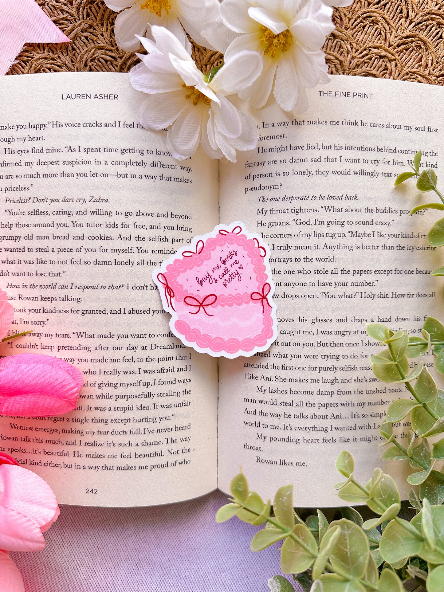 Buy me Books & Call me Pretty Vinyl Sticker