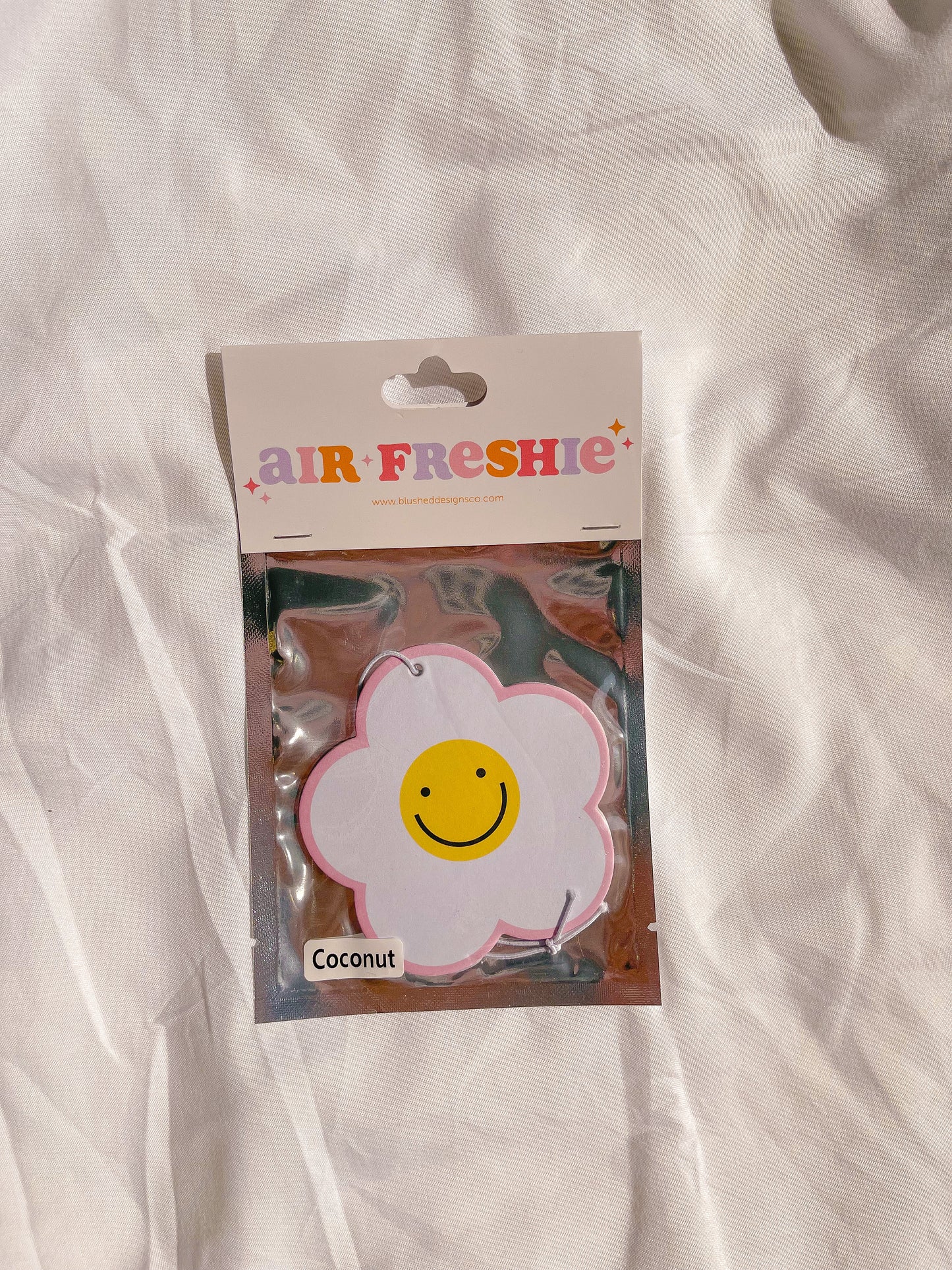 Pink Daisy Air Freshener (Coconut Scent)
