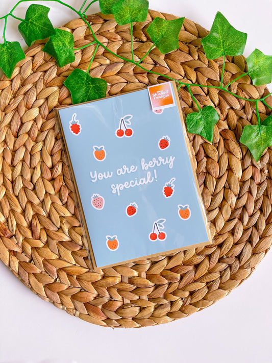You are Berry Special Card with Kraft Envelope