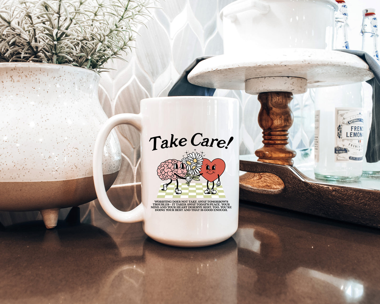 Take Care Ceramic 15oz Mug