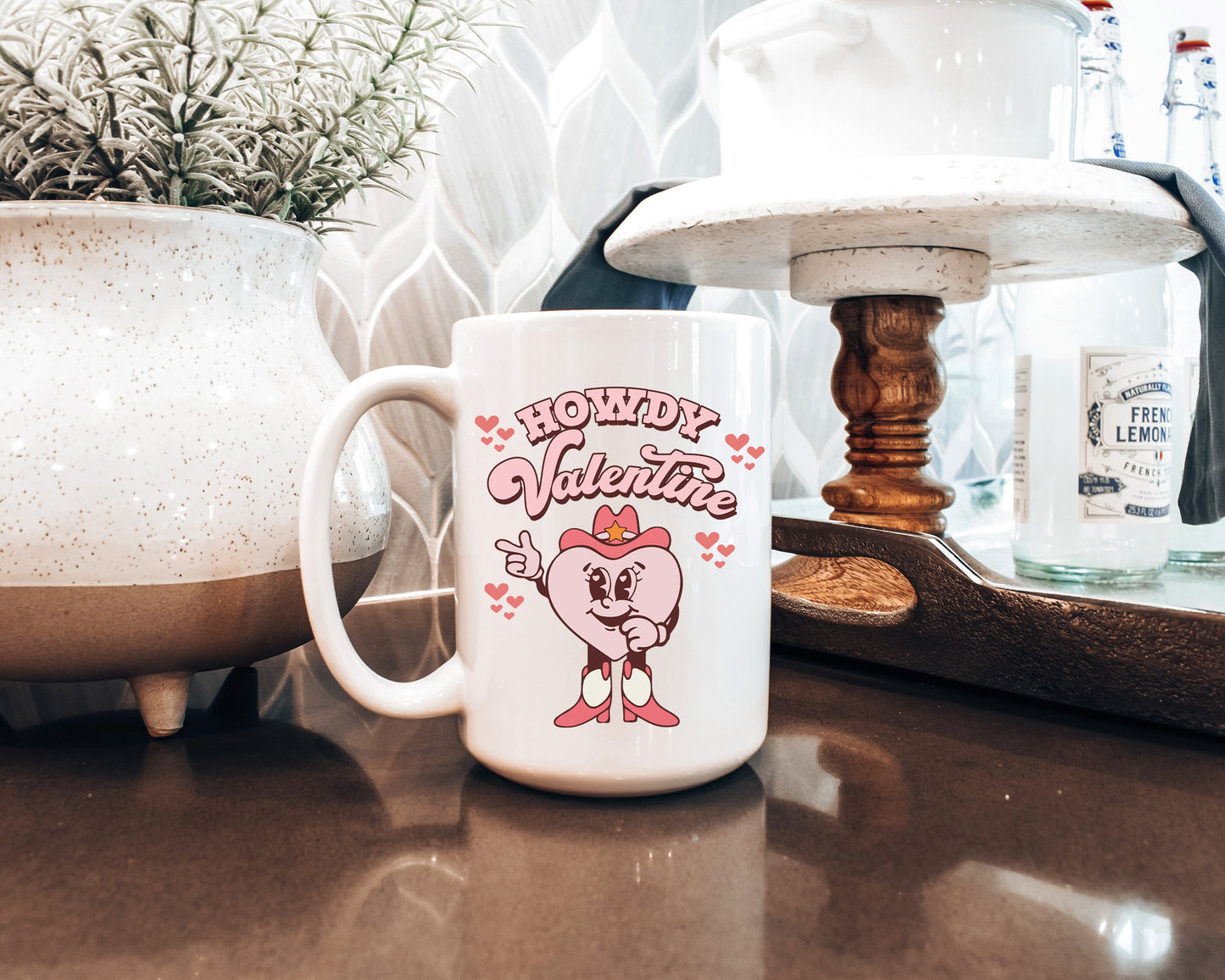 Howdy Valentine Ceramic 15oz Mug