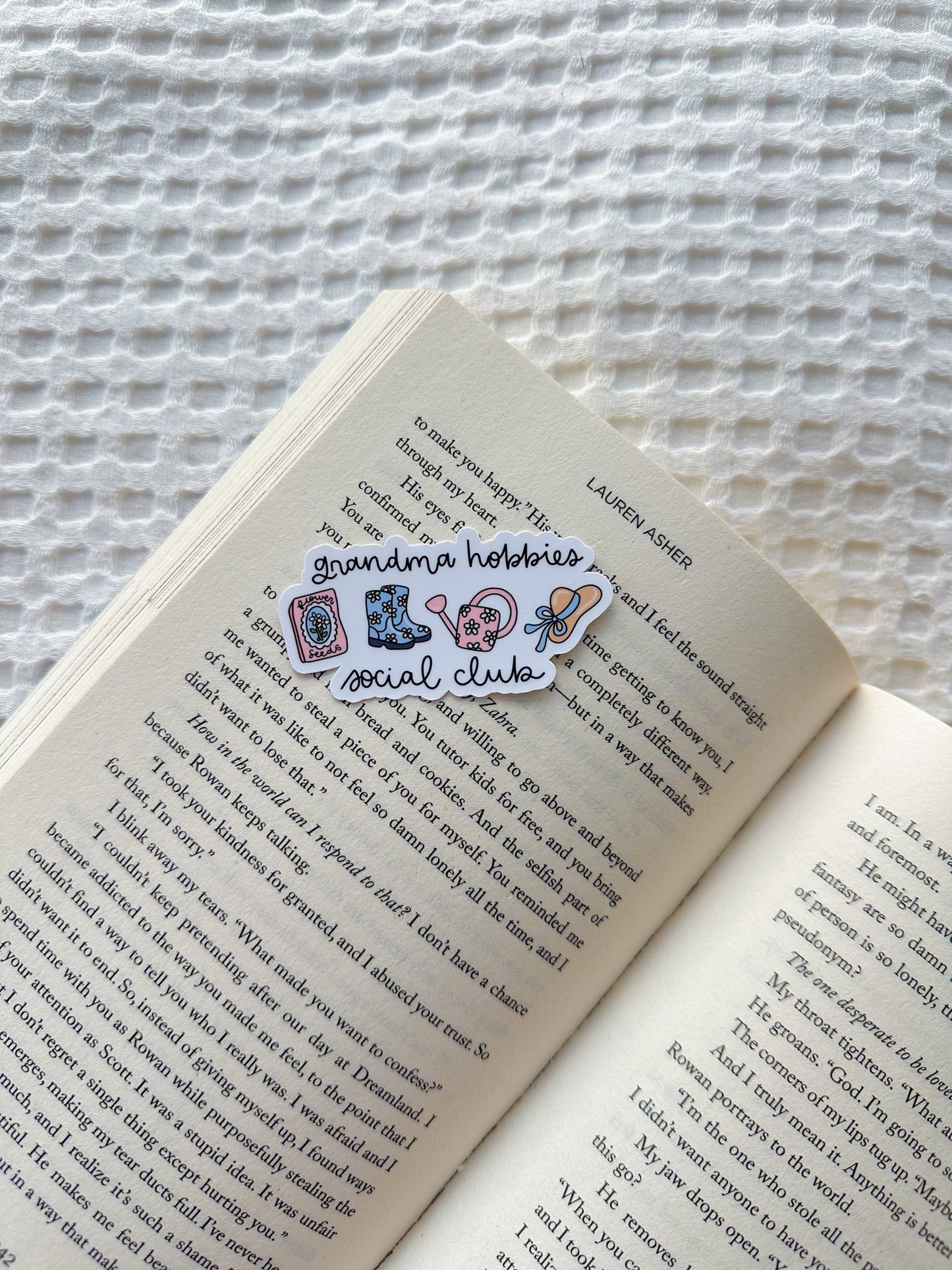 Grandma Hobbies Vinyl Sticker