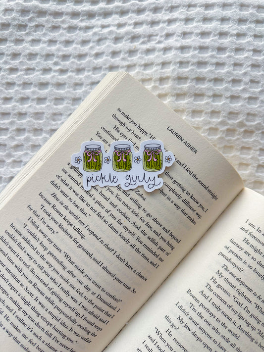 Pickle Girly Vinyl Sticker