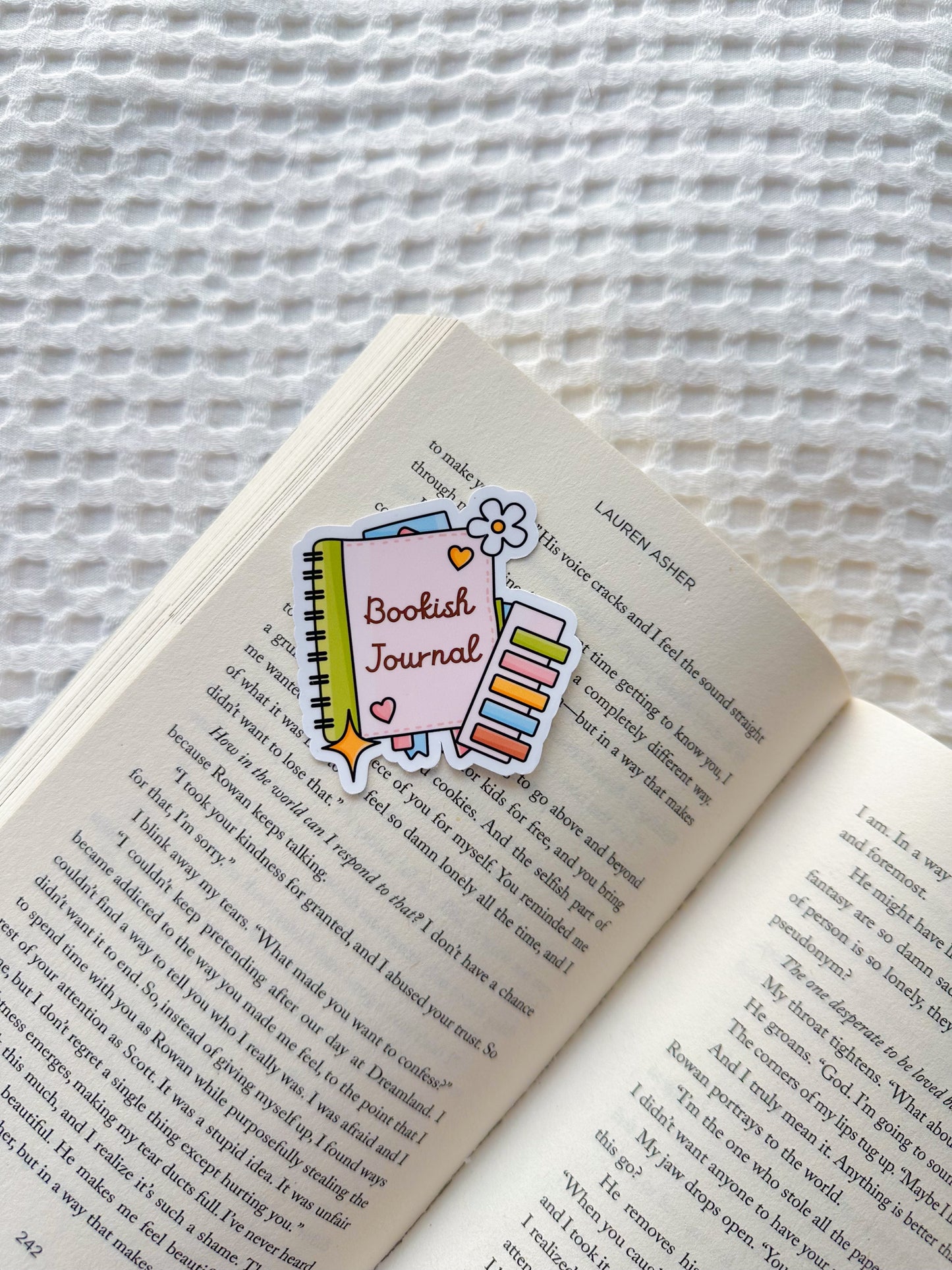 Bookish Journal Vinyl Sticker