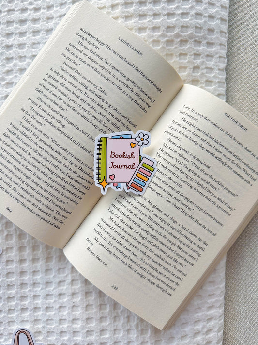 Bookish Journal Vinyl Sticker