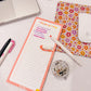 Happy Checker Shopping List Notepad