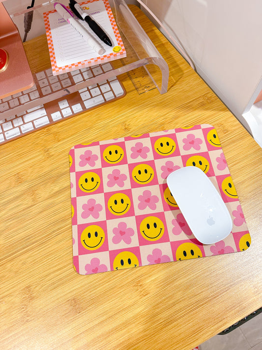 Happy Checker Mousepad