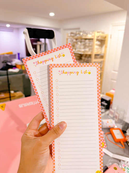 *IMPERFECT* Checker To-Do List Notepad