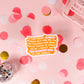 Lucky Girl Mantra Vinyl Sticker