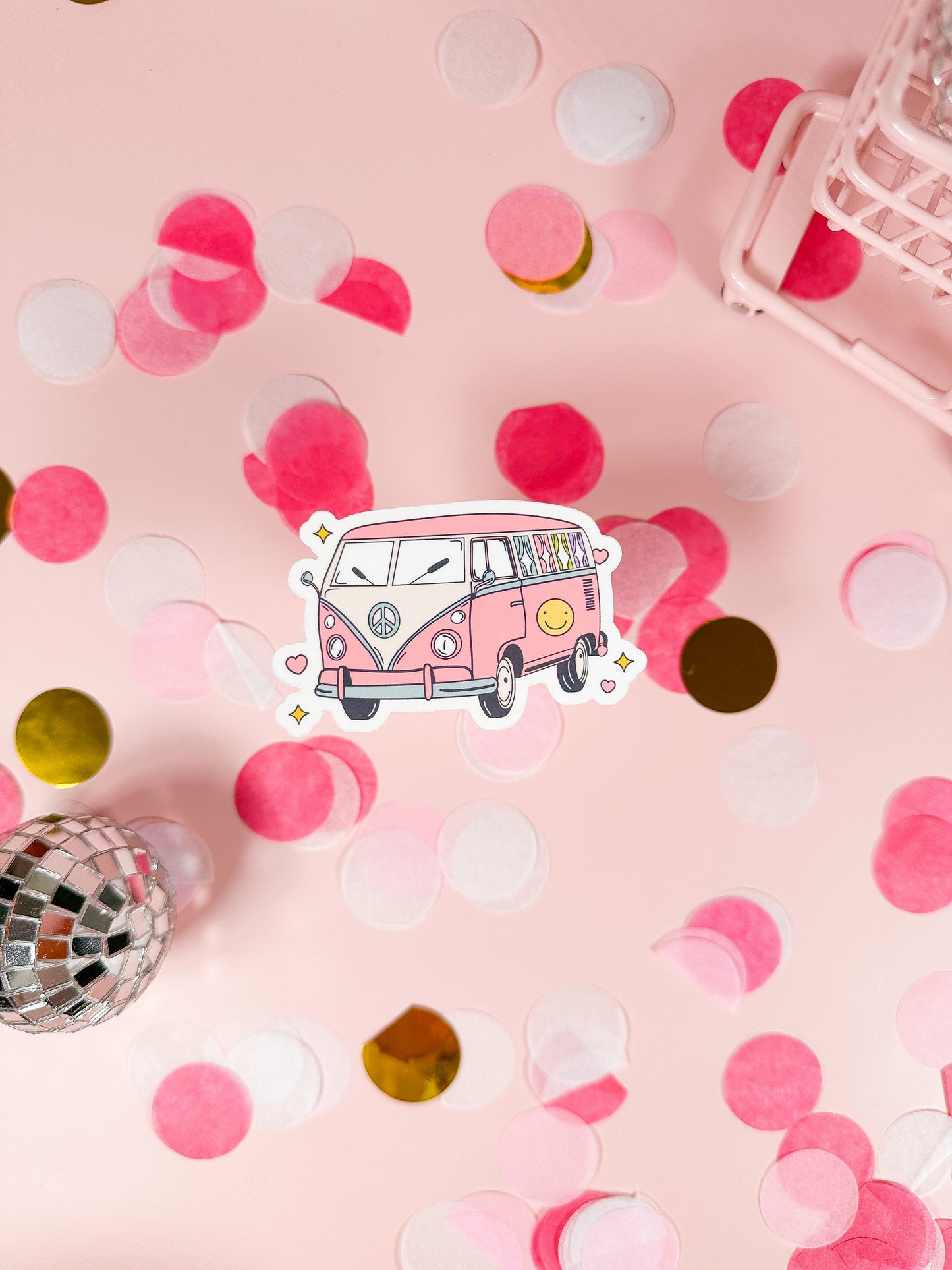 Groovy Van Vinyl Sticker