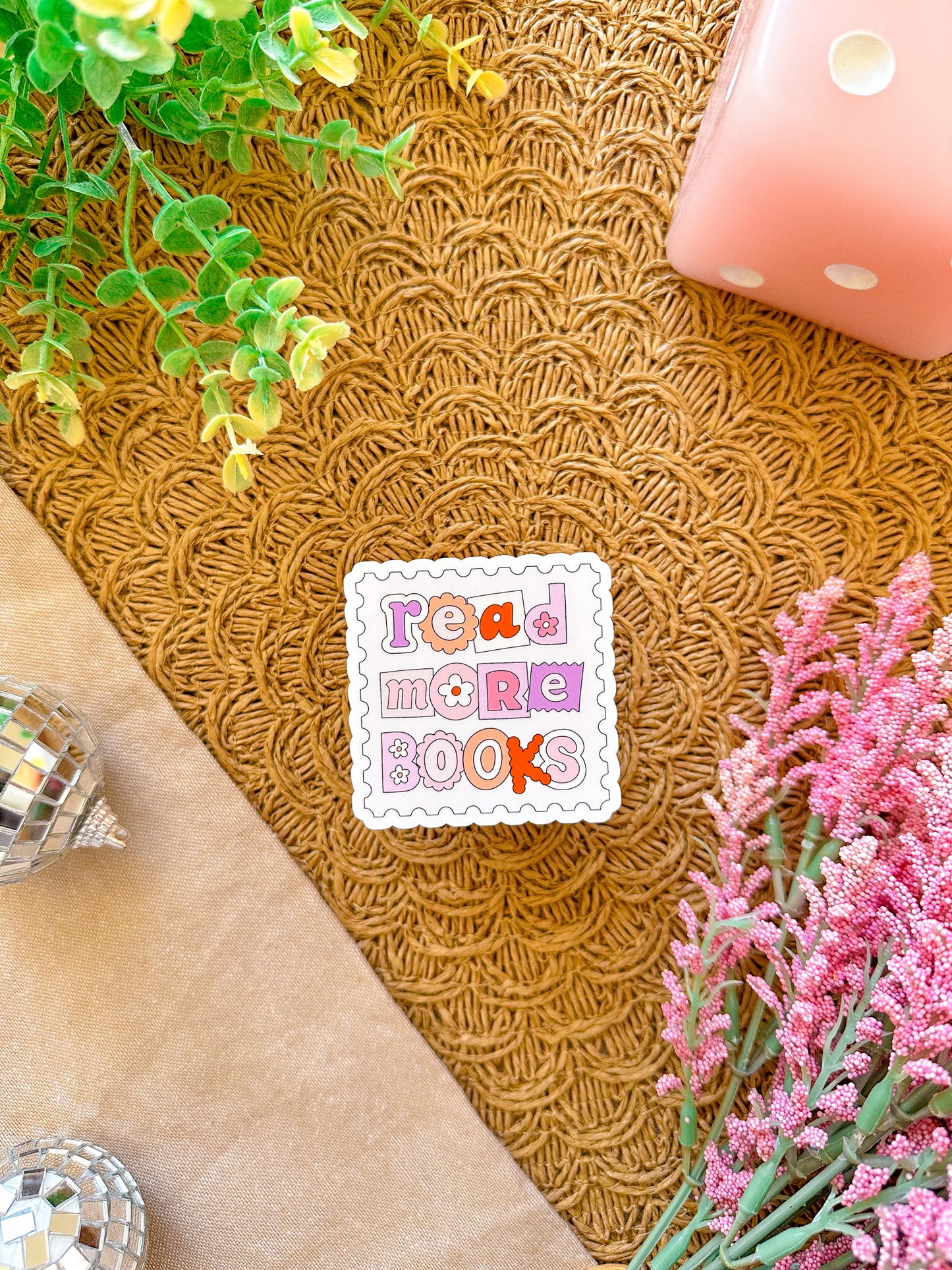 Read More Books Vinyl Sticker