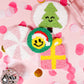 Holiday Punch Needle Car Coasters (Set of 2)