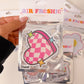 Checkered Heart Air Freshener (Chanel Scent)