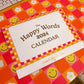 The 2024 Happy Words Wall Calendar