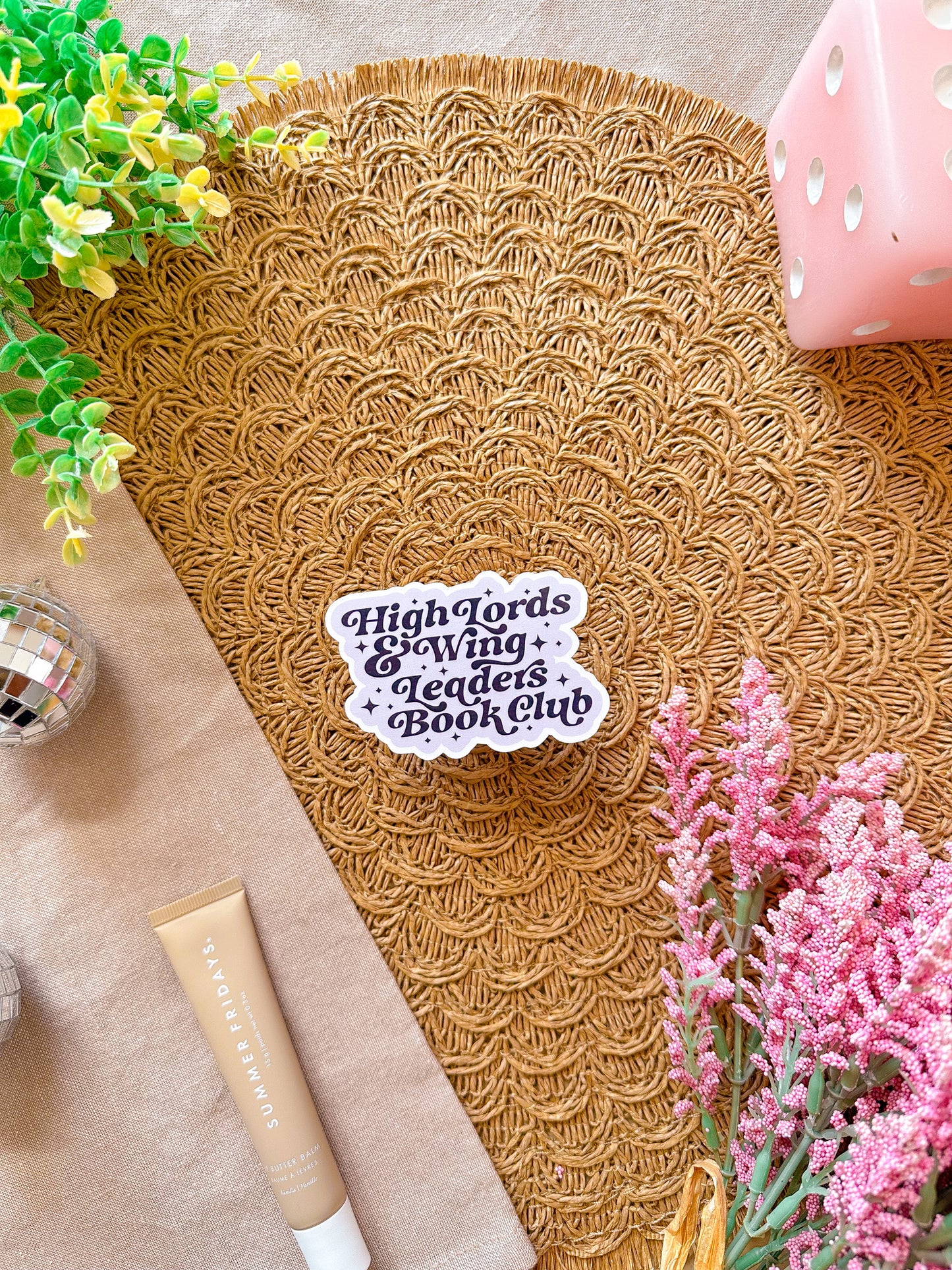 High Lords & Wing Leaders Book Club Vinyl Sticker
