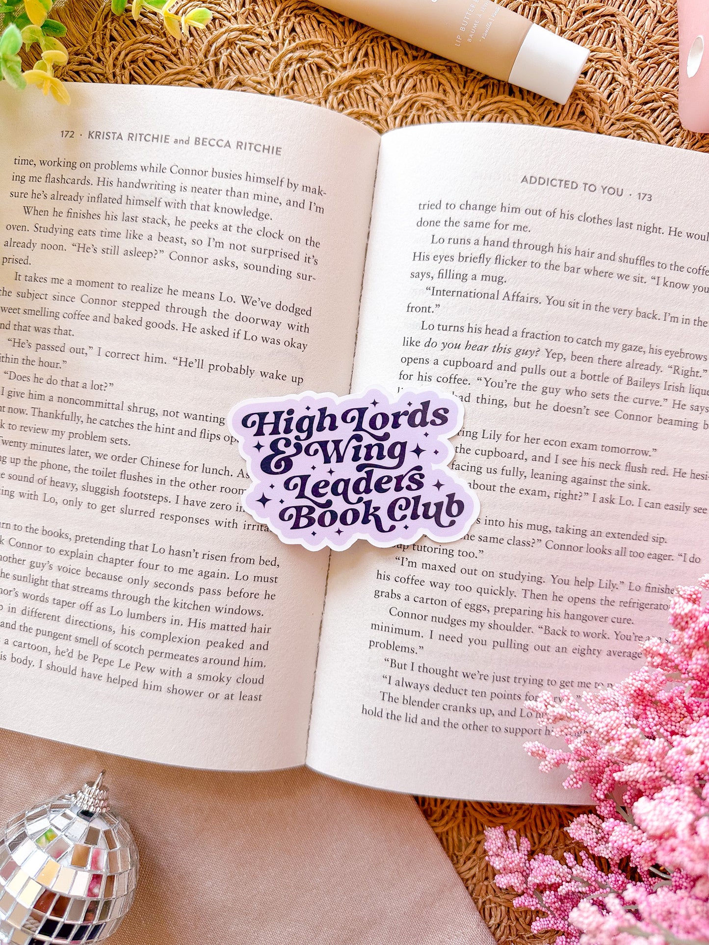 High Lords & Wing Leaders Book Club Vinyl Sticker