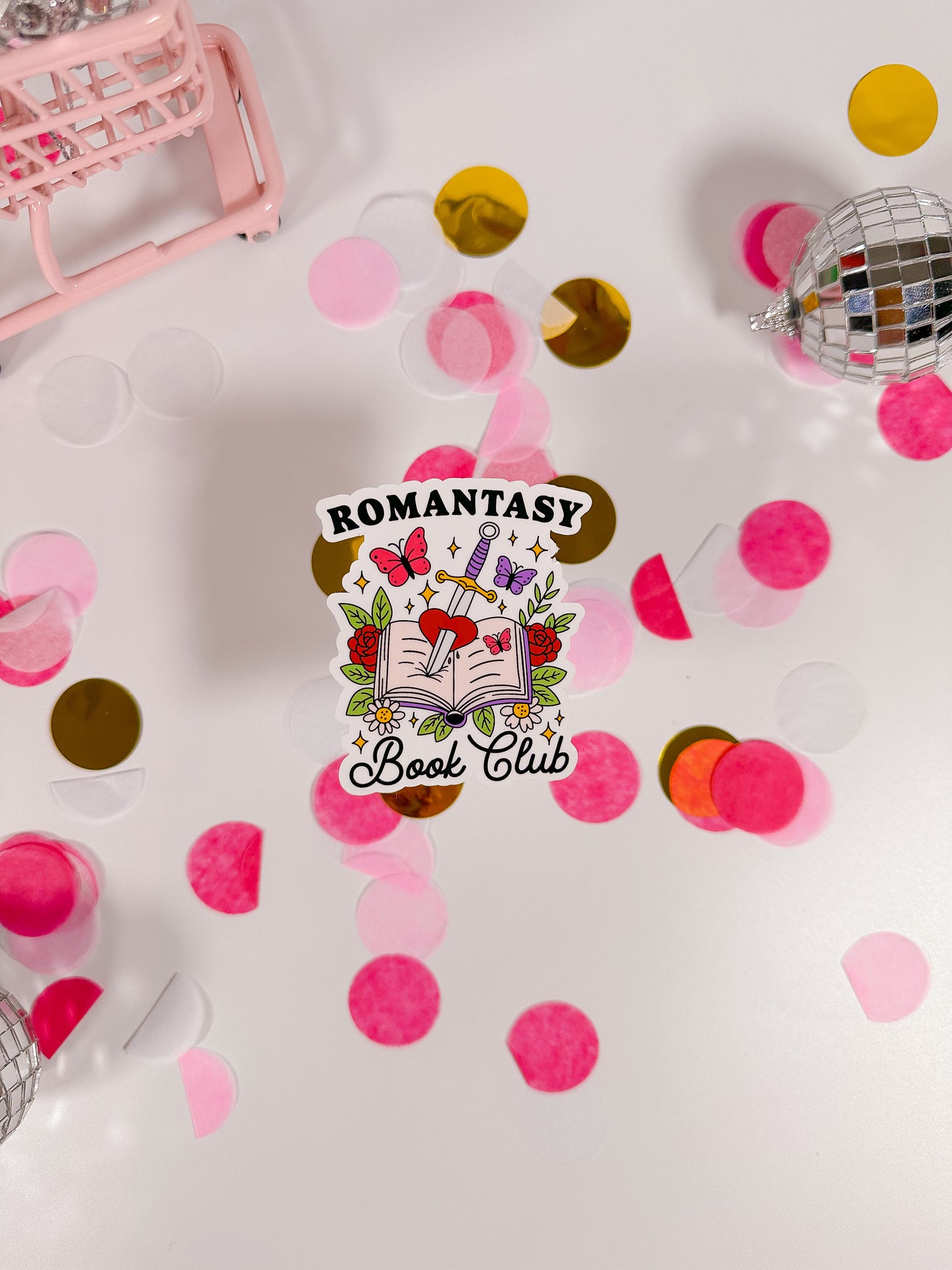 Romantasy Book Club Vinyl Sticker