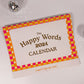 The 2024 Happy Words Wall Calendar