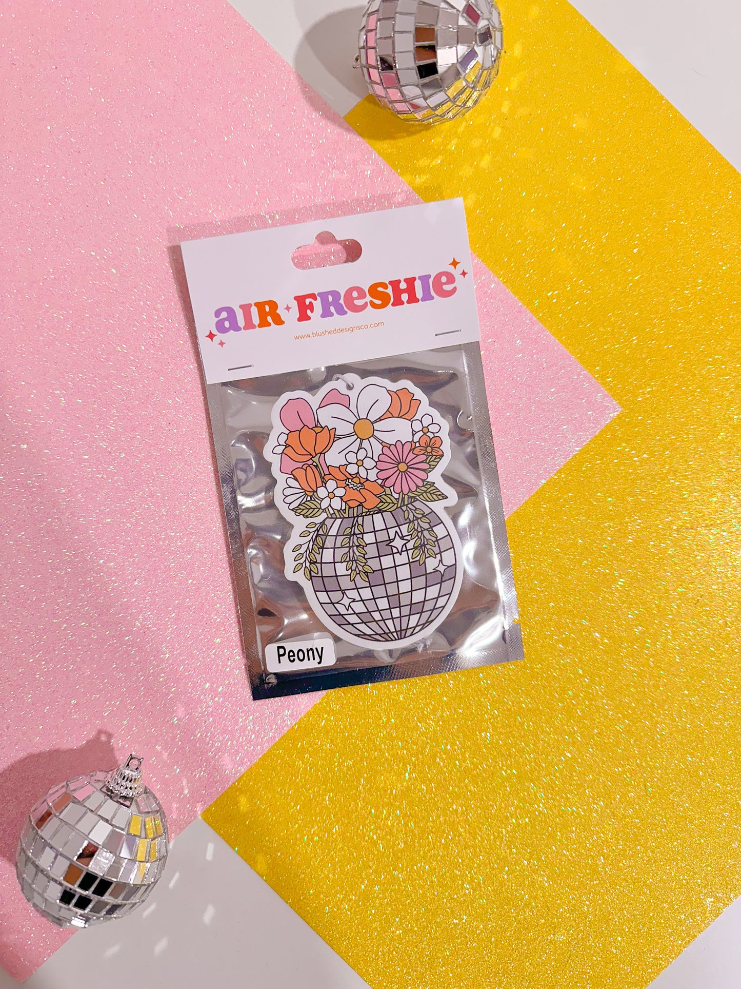 Disco Planter Air Freshener (Peony Scent)