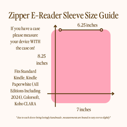 Little Bakeries Zippered Kindle Sleeve