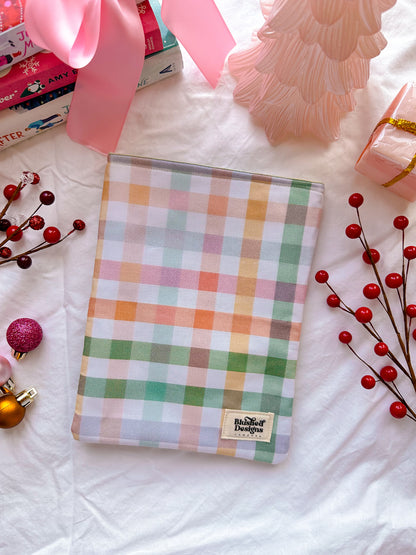 Pastel Checker Kindle Sleeve