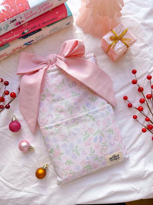 Vintage Florals & Bows - Bow Book Sleeve