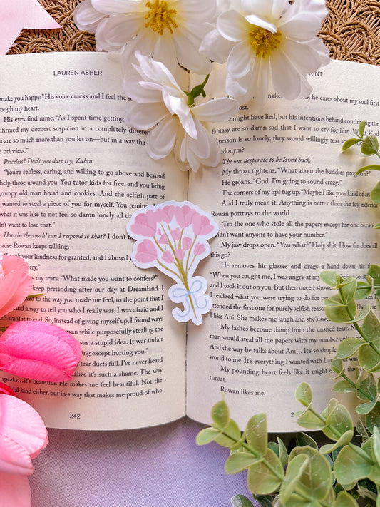 Tulips with Bow Vinyl Sticker