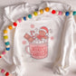 Merry & Bright White Crewneck