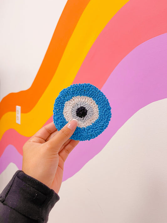 Evil Eye Mug Rug