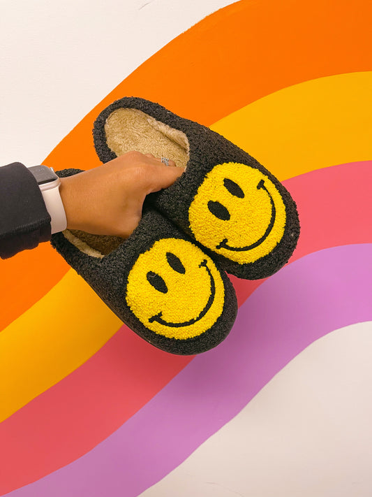 Happy Slippers: Black