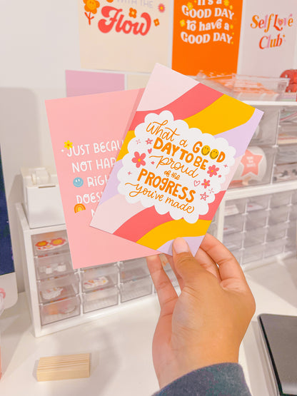 Mini Desk Prints + Wooden Stand