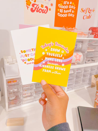 Mini Desk Prints + Wooden Stand