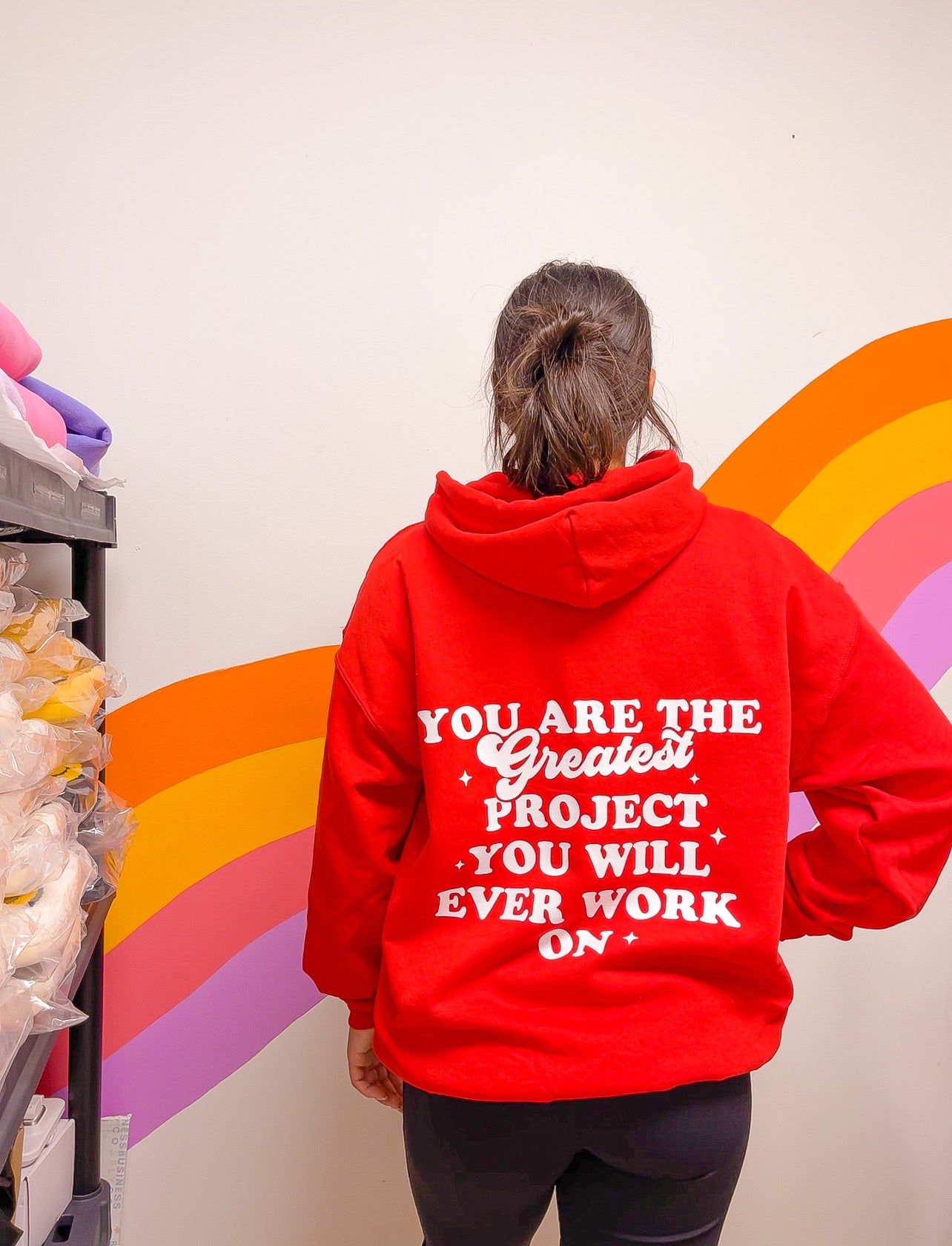 You are the Greatest Project Red Hoodie